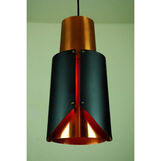 Østerport Pendant Lamp attributed to Bent Karlby for Lyfa, Denmark, 1960s For Sale - Image 10 of 10