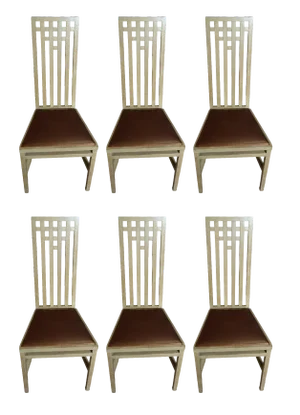Vintage Chairs in Oak, Set of 6