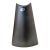 Evangeline Matte Black Crescent-Mouth Vase Small Black For Sale