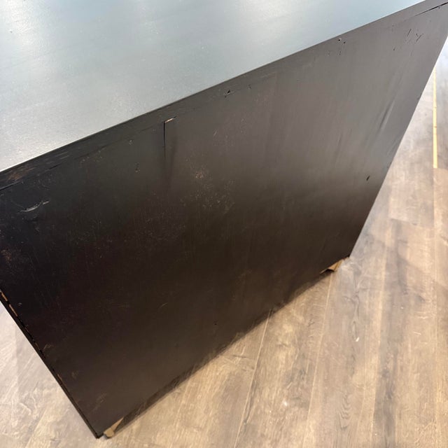 Raymond Loewy for Mengel Ebonized Low Dressers, C. 1950's For Sale - Image 9 of 10