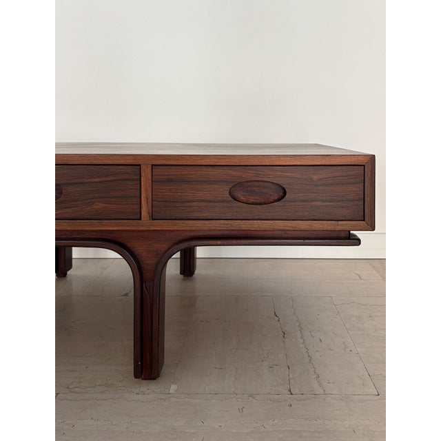 Italian Wooden Coffe Table by Gianfranco Frattni for Bernini, 1960s For Sale - Image 10 of 18
