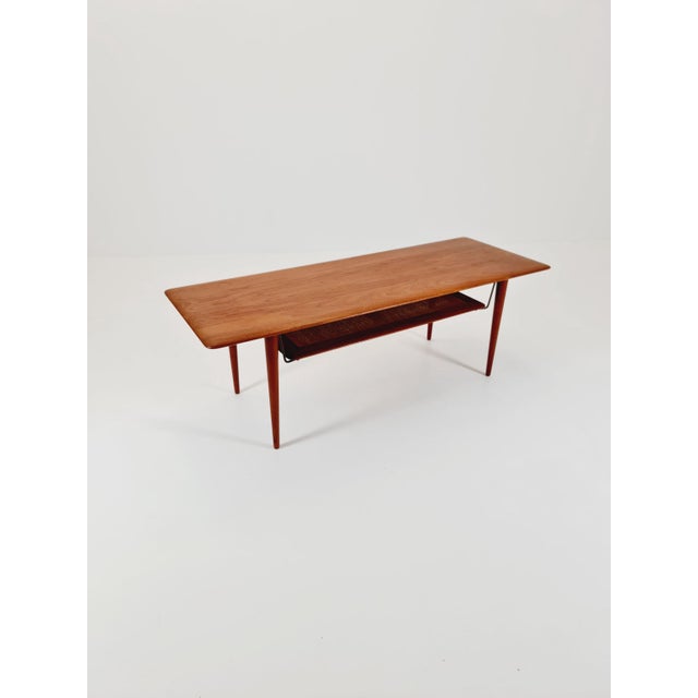 Danish Teak Coffee Table by Peter Hvidt & Orla Mølgaard for France and Son, 1960s For Sale - Image 5 of 11