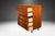 Lane Furniture 1960s Mid Century Vintage Lane Walnut and Burlwood Tall Five Drawer Dresser For Sale - Image 4 of 15