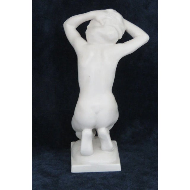 Hutscheneruther Karl Tutter Hutschenreuther Porcelain After the Bath Nude Woman Figurine For Sale - Image 4 of 12