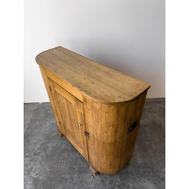 Mid 19th Century Antique Pine Huffer Cabinet For Sale - Image 5 of 10