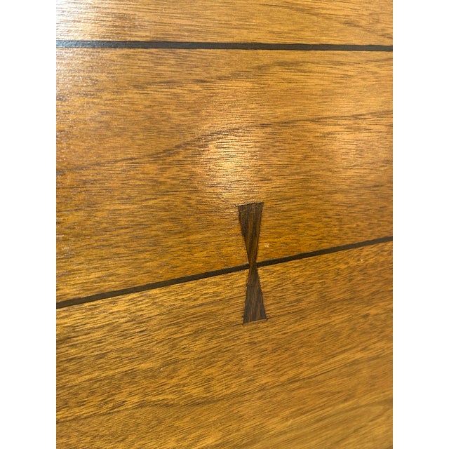 1950s Lane Tuxedo Full Size Headboard For Sale - Image 6 of 6