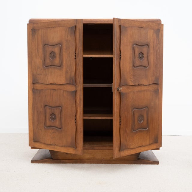 French Oak Cabinet, 1930s For Sale - Image 6 of 8