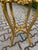 1980 French Louis XVI Gold Beech Black Marble Side Tables-Pair For Sale - Image 6 of 18