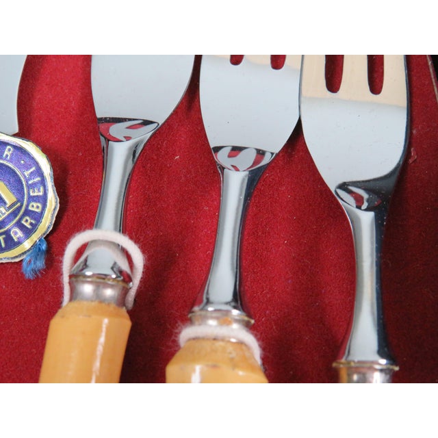 Mid-Century German Cake Serving Set, Solingen, 1960s For Sale - Image 4 of 6