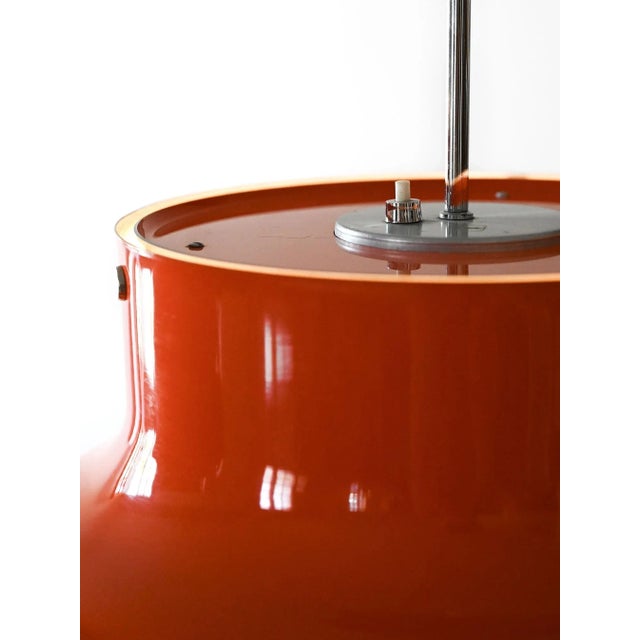 Anders Pehrson Orange Bumling Pendant Lamps by Anders Pehrson for Ateljé Lyktan, 1960s, Set of 2 For Sale - Image 4 of 7
