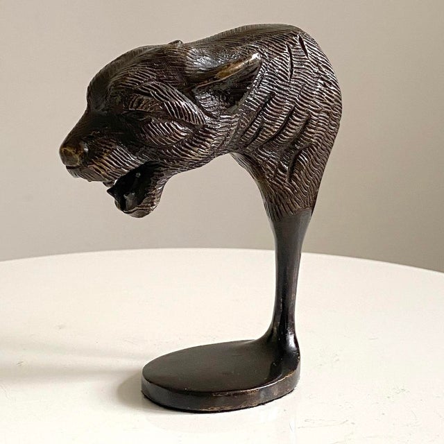 Bronze Statuette of a Wild Animal, 1890s-1910s For Sale - Image 5 of 9