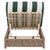 Callan Chaise Lounge, Heather Tan/Green Stripe For Sale - Image 12 of 12