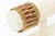 Metal Vintage Grecian Gold Plated Cuff Bracelet With Red and Black Enamel, 1950's For Sale - Image 7 of 10