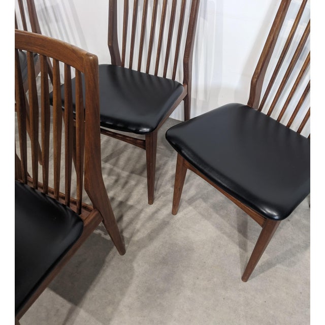 1960s Mid-Century Modern Teak Chairs, 1960s, Set of 4 For Sale - Image 5 of 10