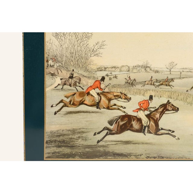 1950s Hollywood Regency Magazine Rack with Painted Scene, France, 1950s For Sale - Image 5 of 14