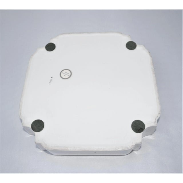 1960s Vintage Mottahedeh Italian Porcelain Covered Dish For Sale - Image 5 of 7