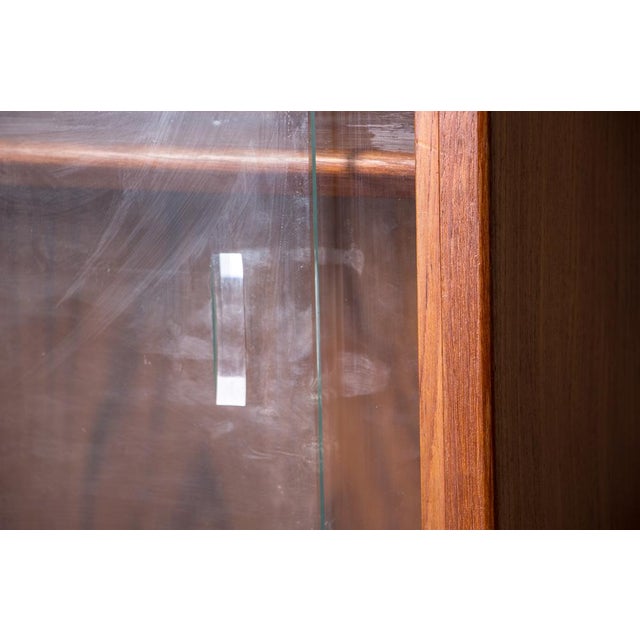 Wood Danish Library Showcase in Teak by Borge Mogensen for Soborg Mobelfabrik, 1960s For Sale - Image 7 of 18