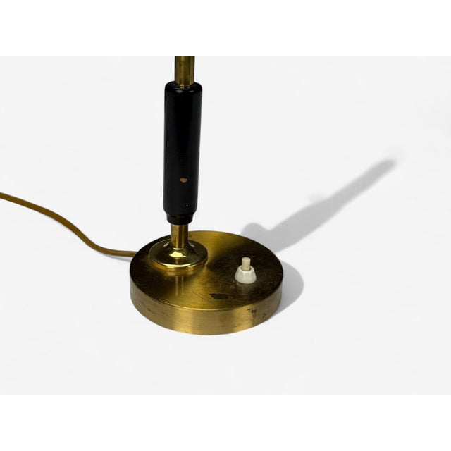 Metal Armaturhantverk Tibro, Brass, Adjustable Desk Lamp, Sweden, 1960s For Sale - Image 7 of 8