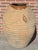 Mediterranean Antique Large 32" Mediterranean Textured Terracotta Olive Jar With Brown Glazed Rim For Sale - Image 3 of 8