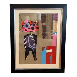 1970s Limited Edition French Painting “Mister K” For Sale