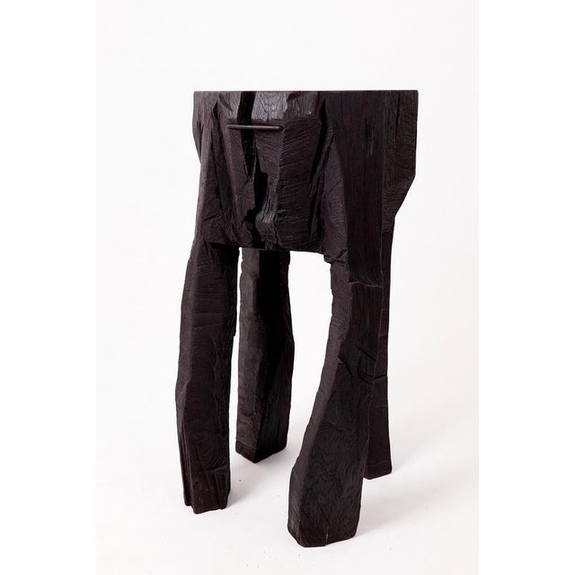 Sculptural Side Table by Logniture For Sale - Image 11 of 18