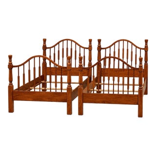 Vintage Maple Twin Beds - A Pair For Sale