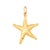 Distinct & stylish vintage Starfish pendant crafted in 18 karat yellow gold (circa 1980s). The textured starfish features...