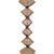 Brown Abstract Geometric Sculpture in Steel and String For Sale - Image 8 of 9