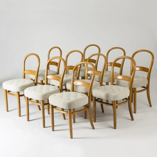 Dining Chairs by Carl-Axel Acking, Set of 10 For Sale - Image 11 of 11