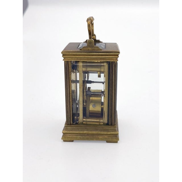 Small Brass Mignon Capuchin Clock, 1890s For Sale - Image 3 of 8