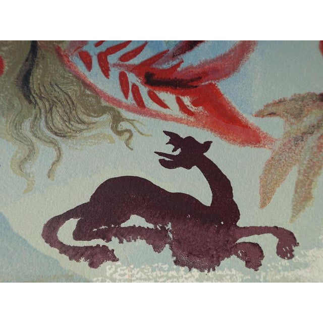 Salvador Dali, Gluttony, Woodcut For Sale - Image 4 of 7