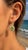 Not Yet Made - Made To Order Art Nouveau Peridot Flower and Leaf Drop Earrings, Silver, Gold, Pair For Sale - Image 5 of 7