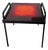 Wrought Iron and Ceramic Side Table by Frères Cloutier, France, 1950 For Sale