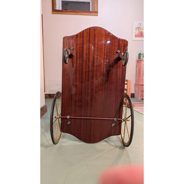 Brass Italian Rolling Bar/Tea/Dessert Cart For Sale - Image 8 of 14