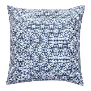 The House of Scalamandré Cape May Outdoor Pillow, Ocean For Sale