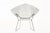 Mid Century Modern Silver Diamond Wire Lounge Chairs by Harry Bertoia for Knoll For Sale In Detroit - Image 6 of 13