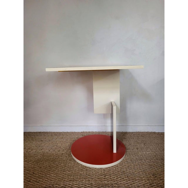 Table by Gerrit Thomas Rietveld, 1980s For Sale - Image 3 of 5