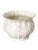 Ivory Belleek Georgian Shell Ivory and Blush Pink Parian Porcelain Cachepot With Gold Rim For Sale - Image 8 of 10