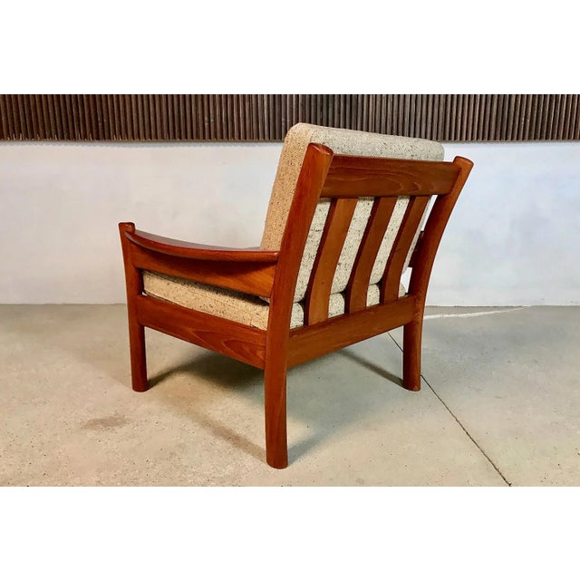 Set of Danish Teak and Wool Easy Chairs from Dyrlund, 1960s For Sale - Image 9 of 18