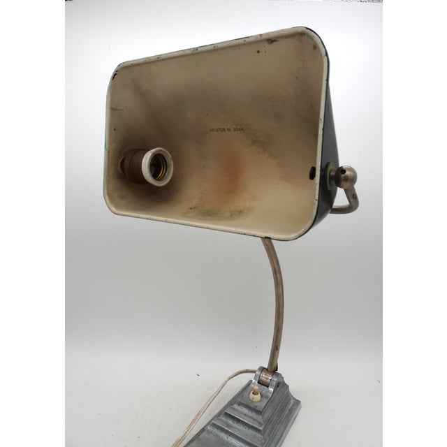 Vintage Bankers Lamp from Erpe, 1920s For Sale - Image 14 of 18