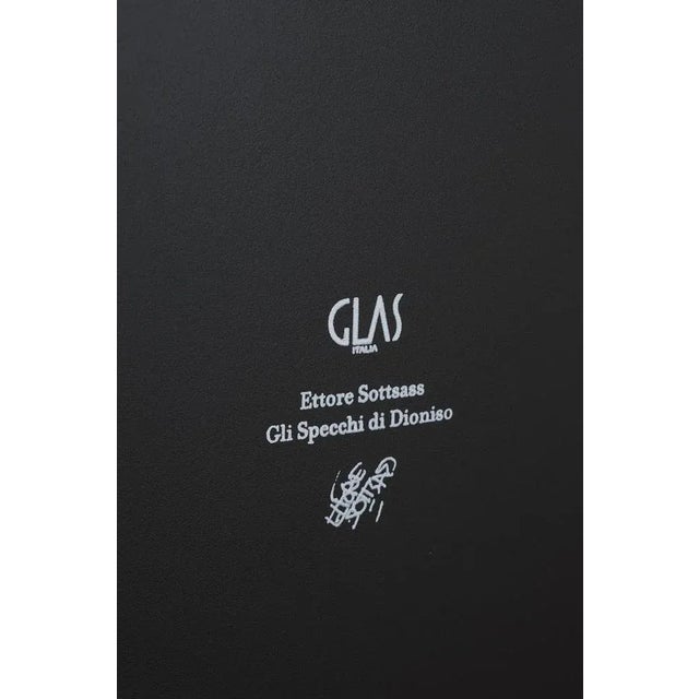 Red Mirror by Ettore Sottsass for Glas Italia For Sale - Image 8 of 9