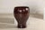 Large Hand-Crafted Artisan Ceramic Vessel in Reddish-Brown Glaze For Sale - Image 12 of 12