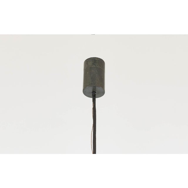 Metal Large Glass L 72 Pendant by Alessandro Pianon for Vistosi, 1960s For Sale - Image 7 of 10