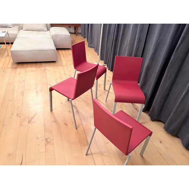 Model .03 Stackable Chairs by Maarten van Severen for Vitra, Switzerland, 2011, Set of 4 For Sale - Image 13 of 18