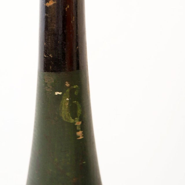 Vintage Tall Wooden Exercise Clubs on Base, Set of 2 For Sale - Image 5 of 15