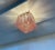 Murano Ceiling Chandelier – 32 Rose/Pink Grit Drop Shape Glass For Sale - Image 9 of 11