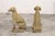 Tan Mid 20th Century Pair of Stone Labrador Garden Statues For Sale - Image 8 of 13