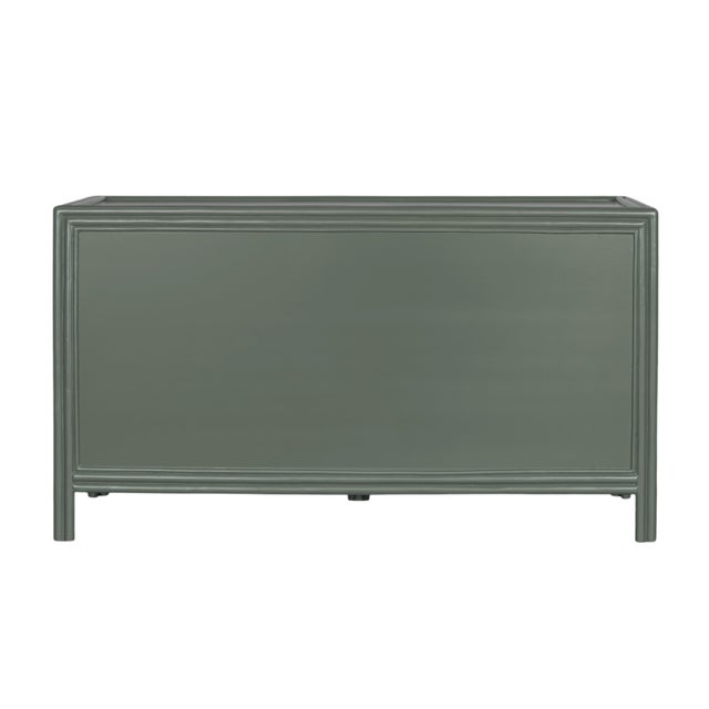 Dark Green Bermuda Eight-Drawer Dresser - Evergreen For Sale - Image 8 of 9