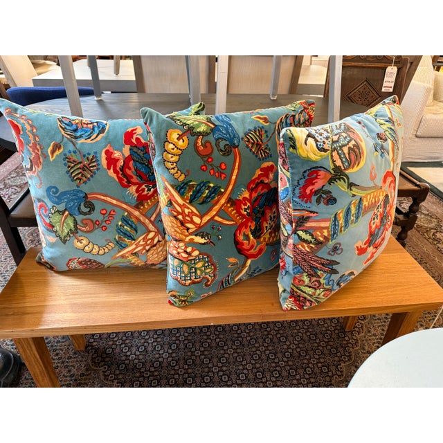 Design Plus Gallery presents the Popinjay Velvet Throw Pillows by Ian Sanderson. The pillows have a richly textured,...