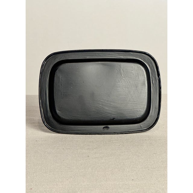 1900s Antique American Tole Small Tray For Sale - Image 4 of 4